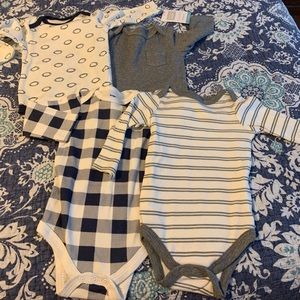 Size 0-3 baby boy onesies